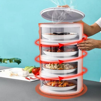 Transparent Stable Stack-able Food Insulation Covers Dust-proof