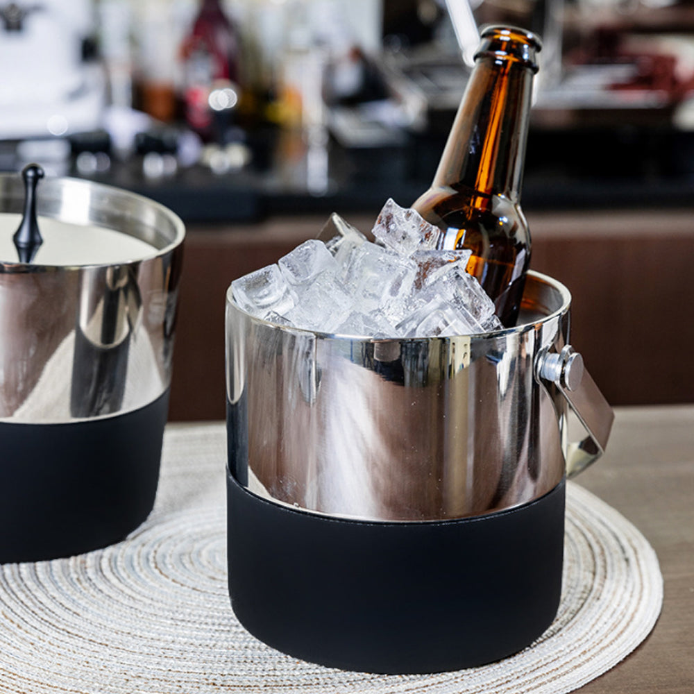 Stainless Steel Ice Bucket Well Made Insulated Stainless Steel Keep Ice Frozen Longer
