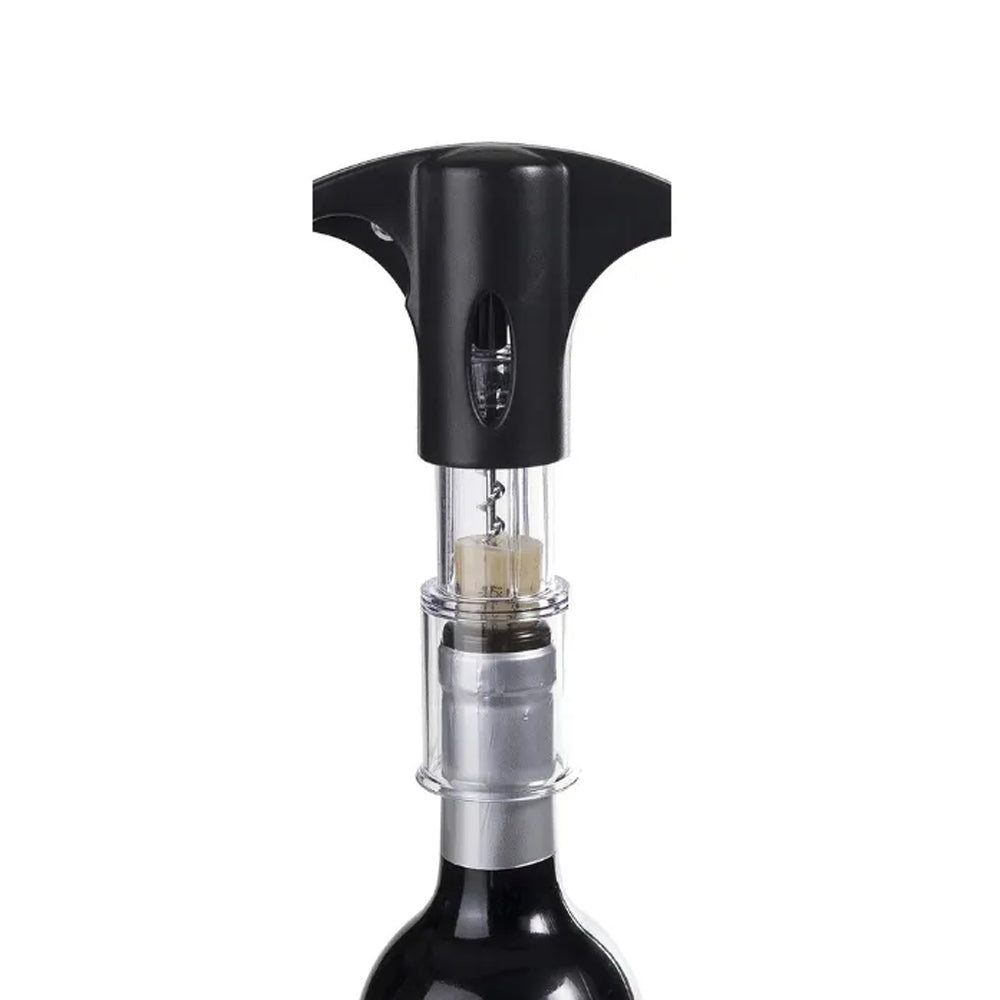 IBILI Ergonomic Manual Wine Bottle Opener with Transparent Cork Guide
