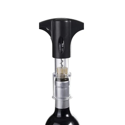 IBILI Ergonomic Manual Wine Bottle Opener with Transparent Cork Guide