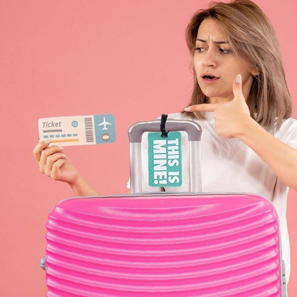 This Is Mine Silicone Travel Luggage Tags