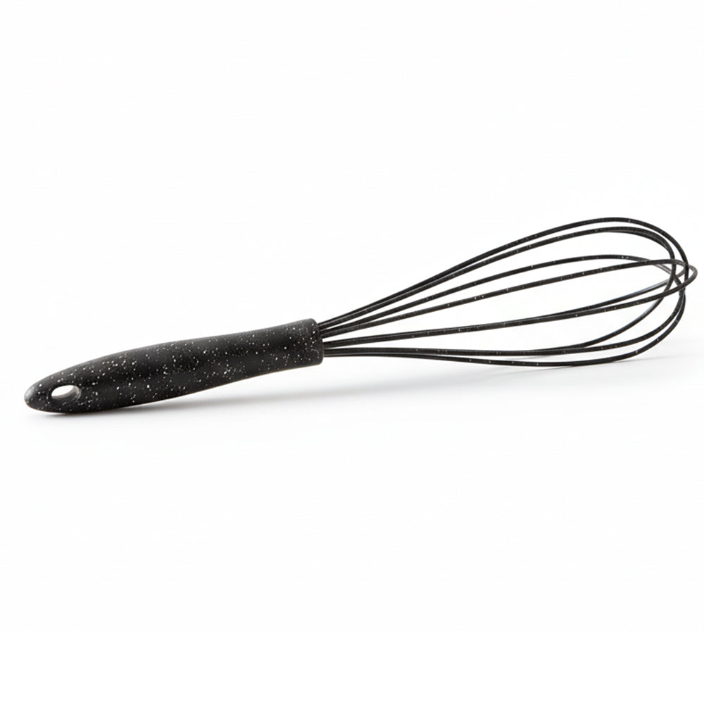 Premium Silicone Whisk Black Granite 32cm