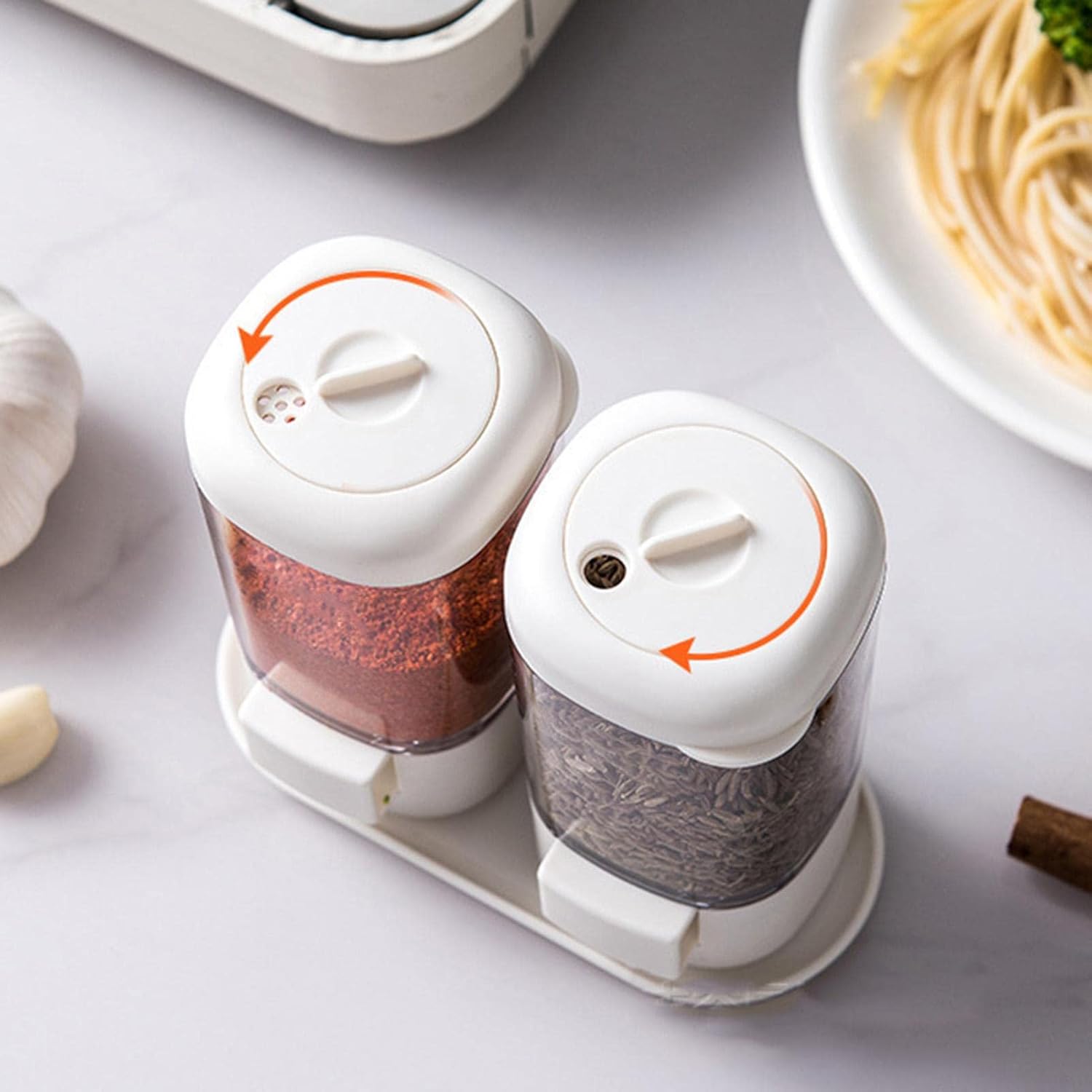 Double Seasoning Jars Set Measuring