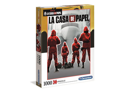 Clementoni Puzzle La Casa De Papel-Money Heist-1000 Pcs