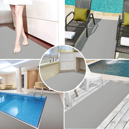 Soft Foam Non Slip Kitchen & Bath Mat ( 65×200-cm ) Plain