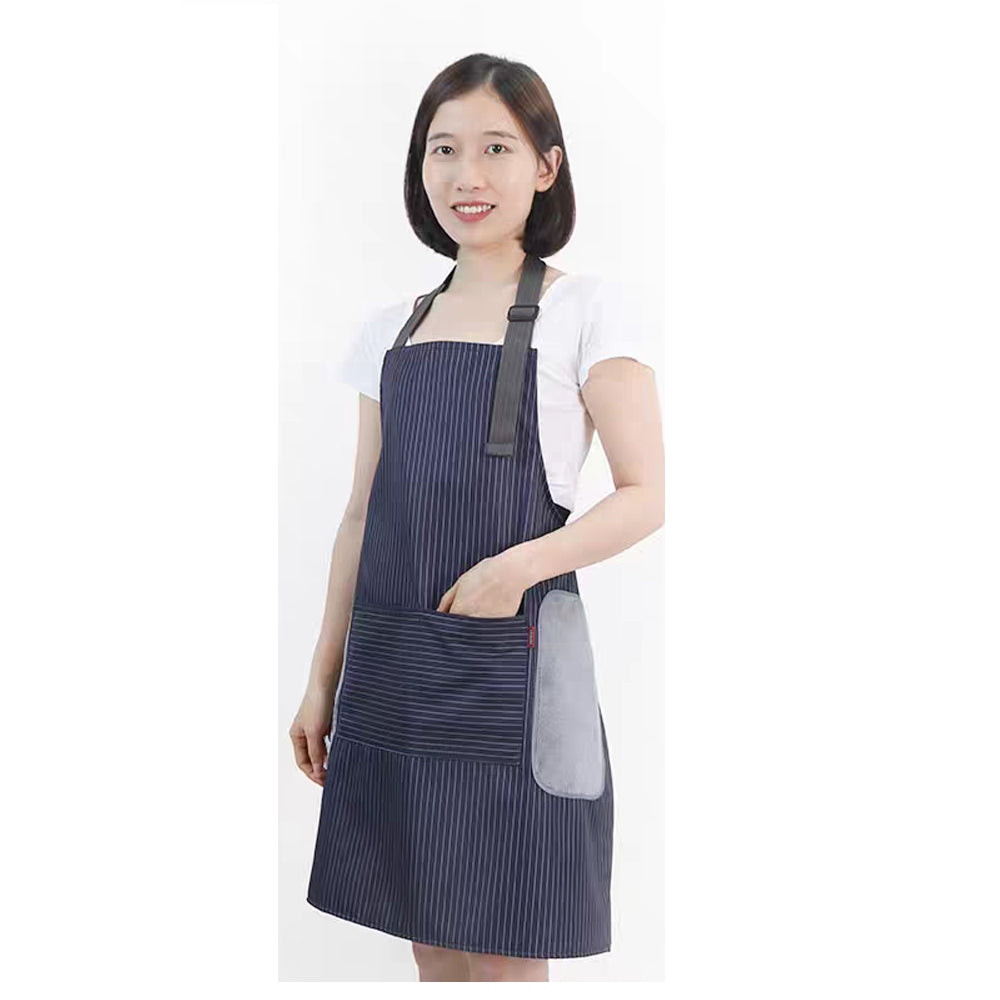 Apron YURILIFE With Pocket Waterproof and Oil Proof for Home Kitchen