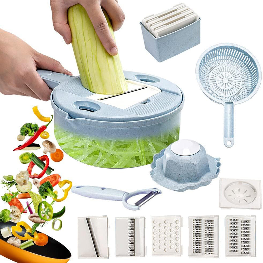 Vegetable Slicer with 6 Different Blades
