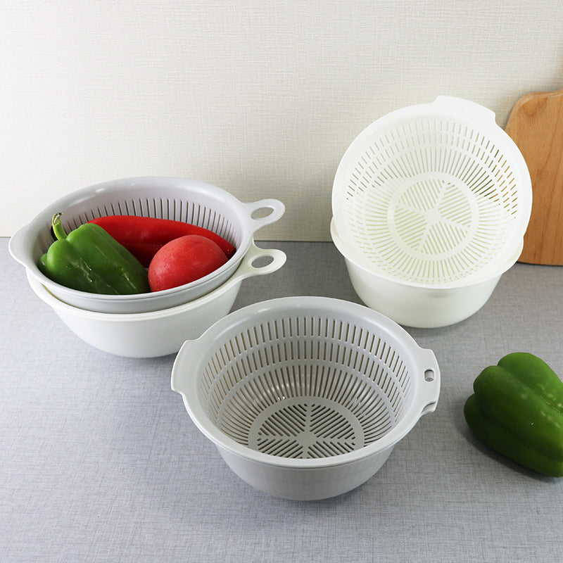 2 in 1 Kitchen Colander Set with Bowl Strainer