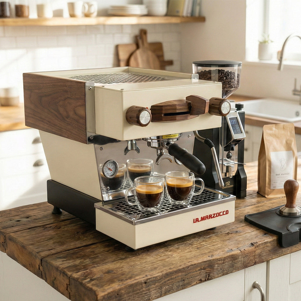 6-Pcs Double Wall Borosilicate Glass Espresso Cup Set with Handle 80ml