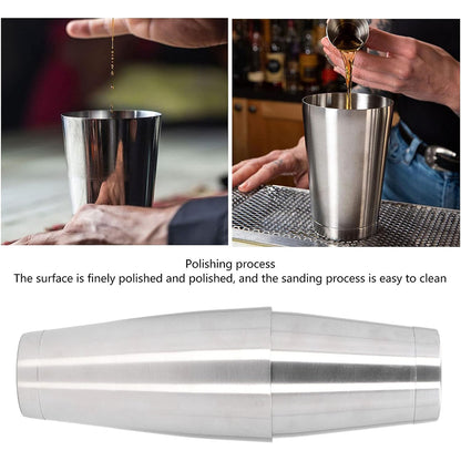 Multifunctional Shaker for Home Cocktails (800/600 ml)