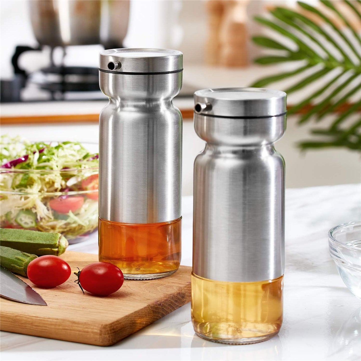 1-Piece Stainless Steel Vinegar Or Olive Oil Dispenser