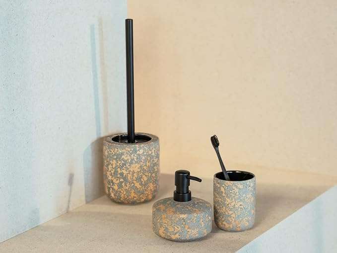 Wenko Felina Ceramic Bathroom Accessory Set 2 Pieces