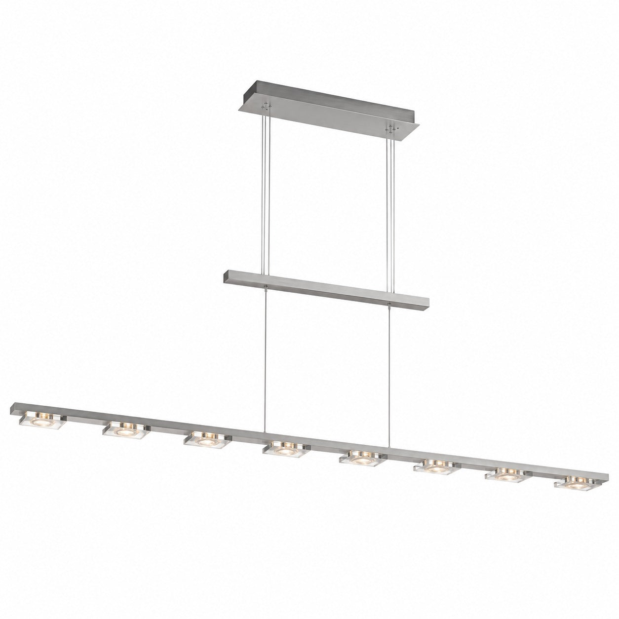 Philips Massive PLATO LED Linear Pendant Light – Brushed Aluminum