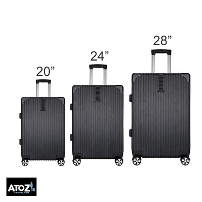 AtoZ Traveler, Luggage Set of 3 #908 Ultra Lightweight, Shockproof