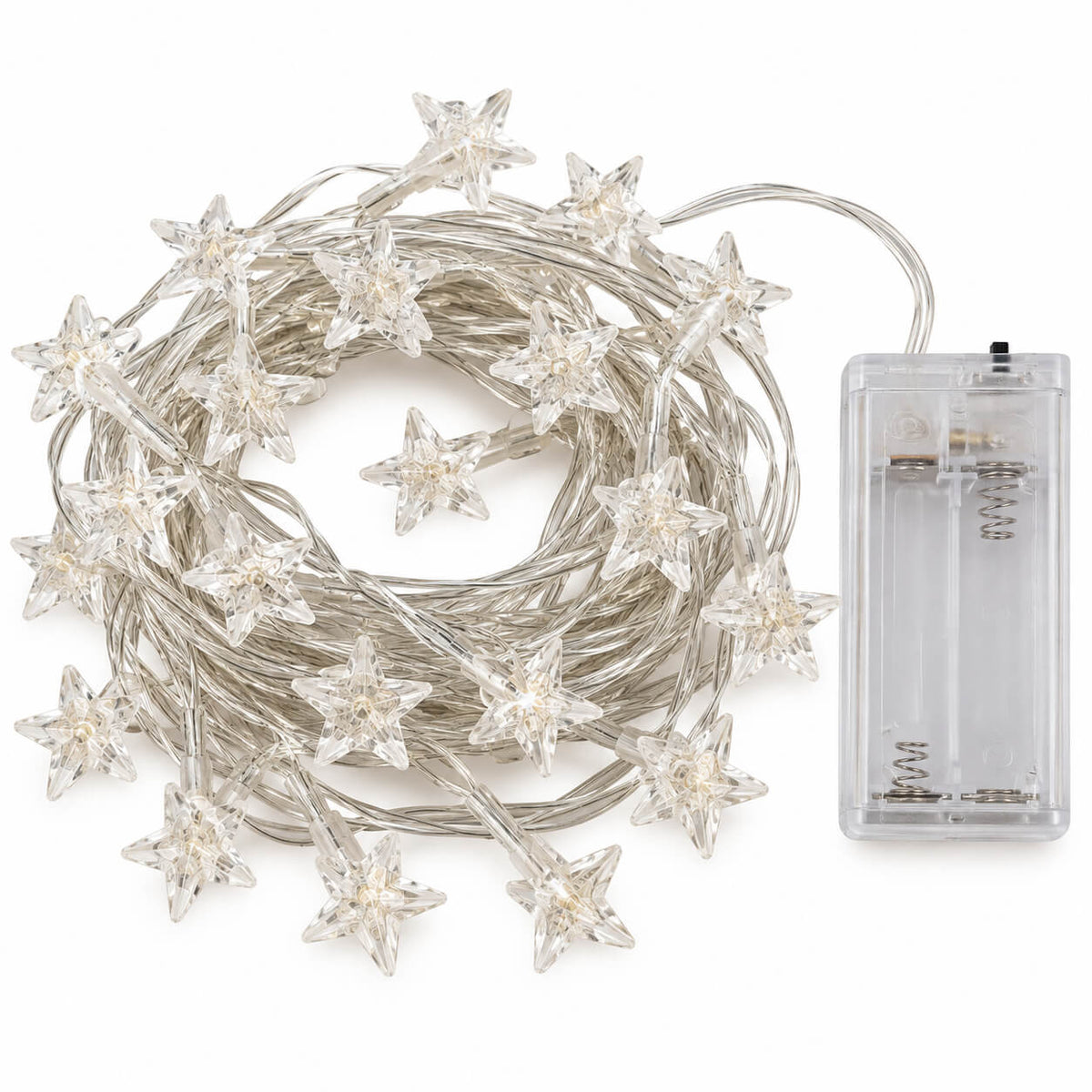 Noël 30 LED Star String Lights – Warm White – 2.9 m