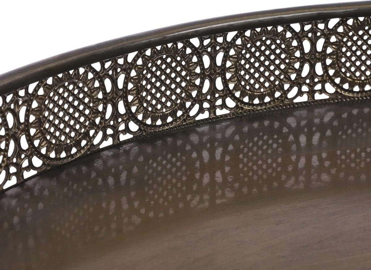 Essy Decoration Round bronze Metal Table