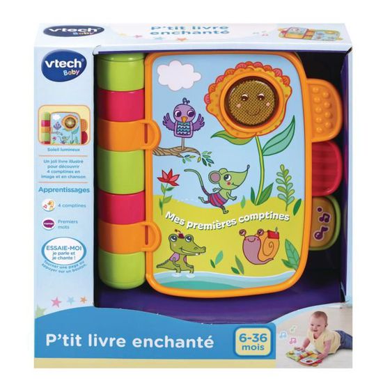 Vtech Magic Book - My First Comptines (80-138365)