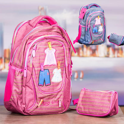Glossy Bird, School bag Set Of 2 Pcs #87116