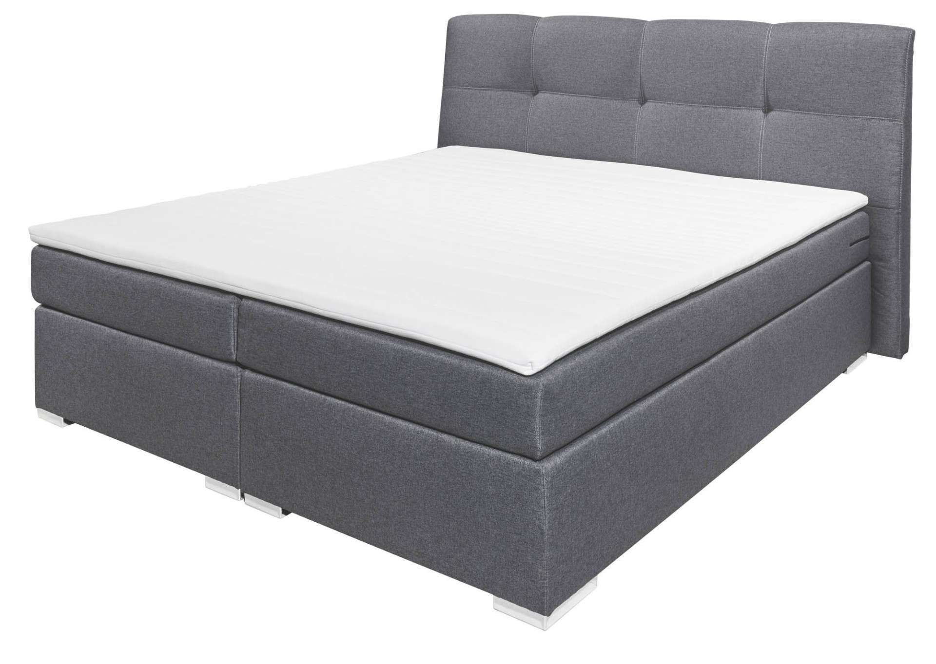 SPRING BED 180 x 200, POCKET SPRING CORE INCLUDING COMFORT T25 FOAM TOPPER , BY BLACK RED WHITE