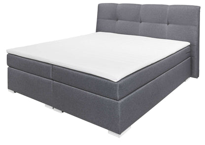SPRING BED 180 x 200, POCKET SPRING CORE INCLUDING COMFORT T25 FOAM TOPPER , BY BLACK RED WHITE