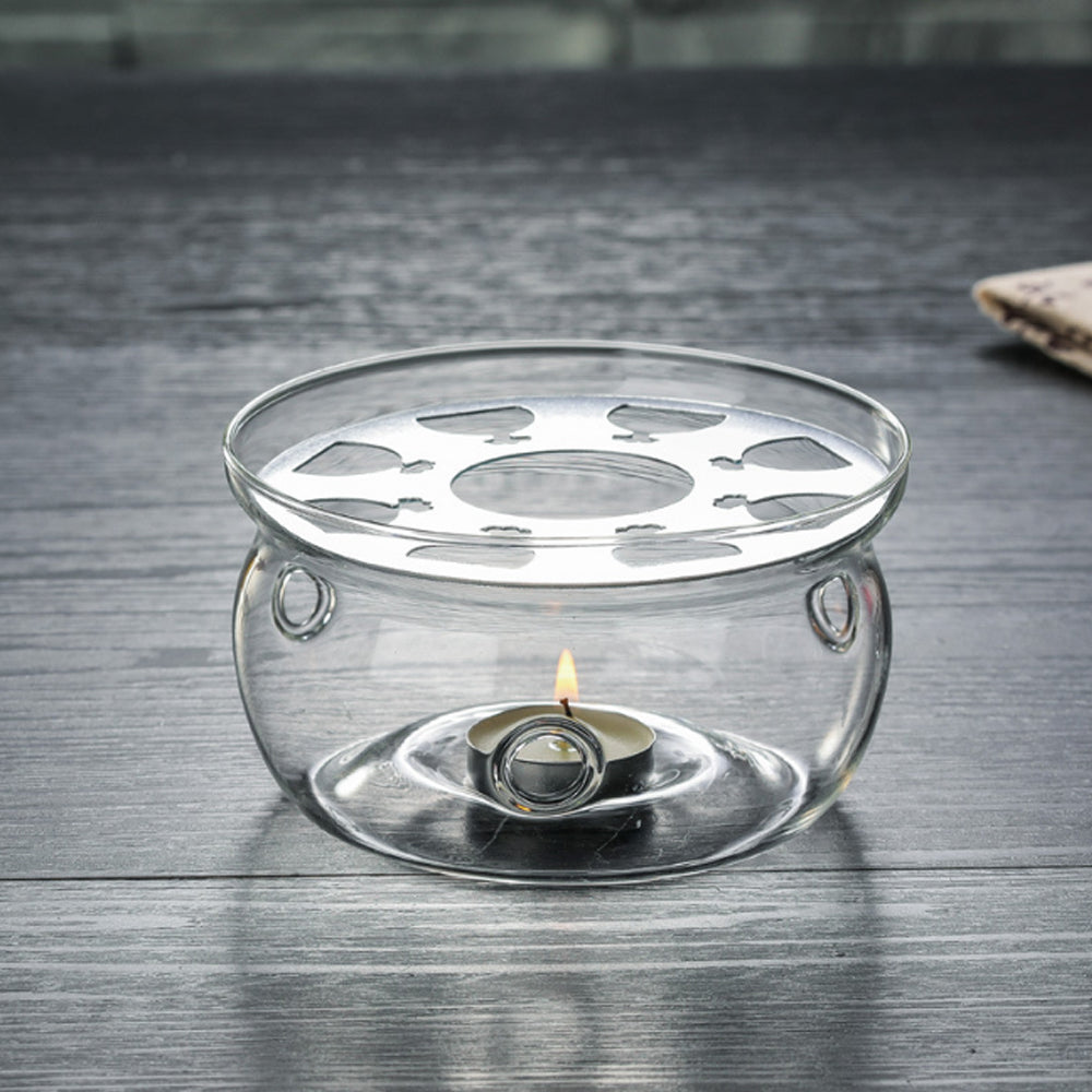 Glass Candles Warmer with Stainless Steel Trivet