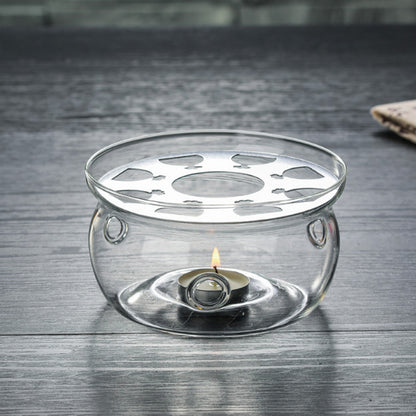 Glass Candles Warmer with Stainless Steel Trivet