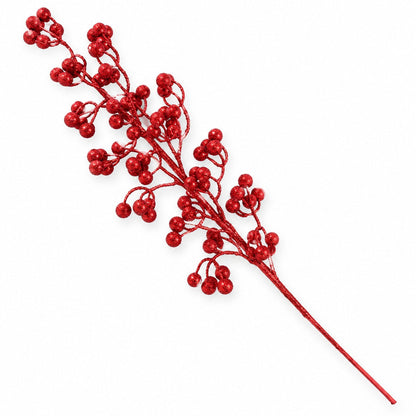 Glitter Berry Christmas Decorative Spray– 80 cm
