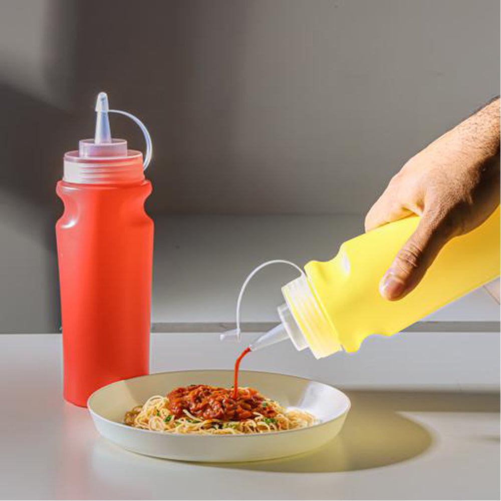 2-Pieces 500ml Red and Yellow Bottle