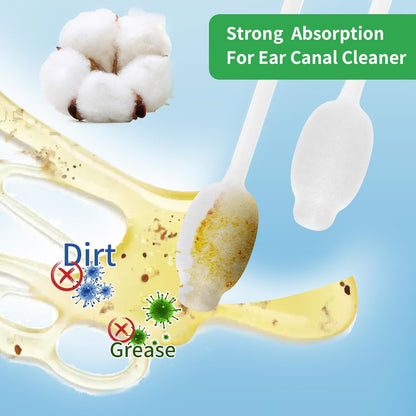 Ipek 55-Pcs Cotton Pet Ear Cleaning Buds 8-cm