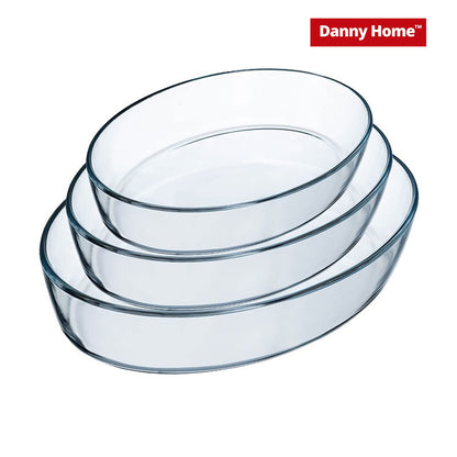 Danny Home Oval Baking Pan 3-pcs Set