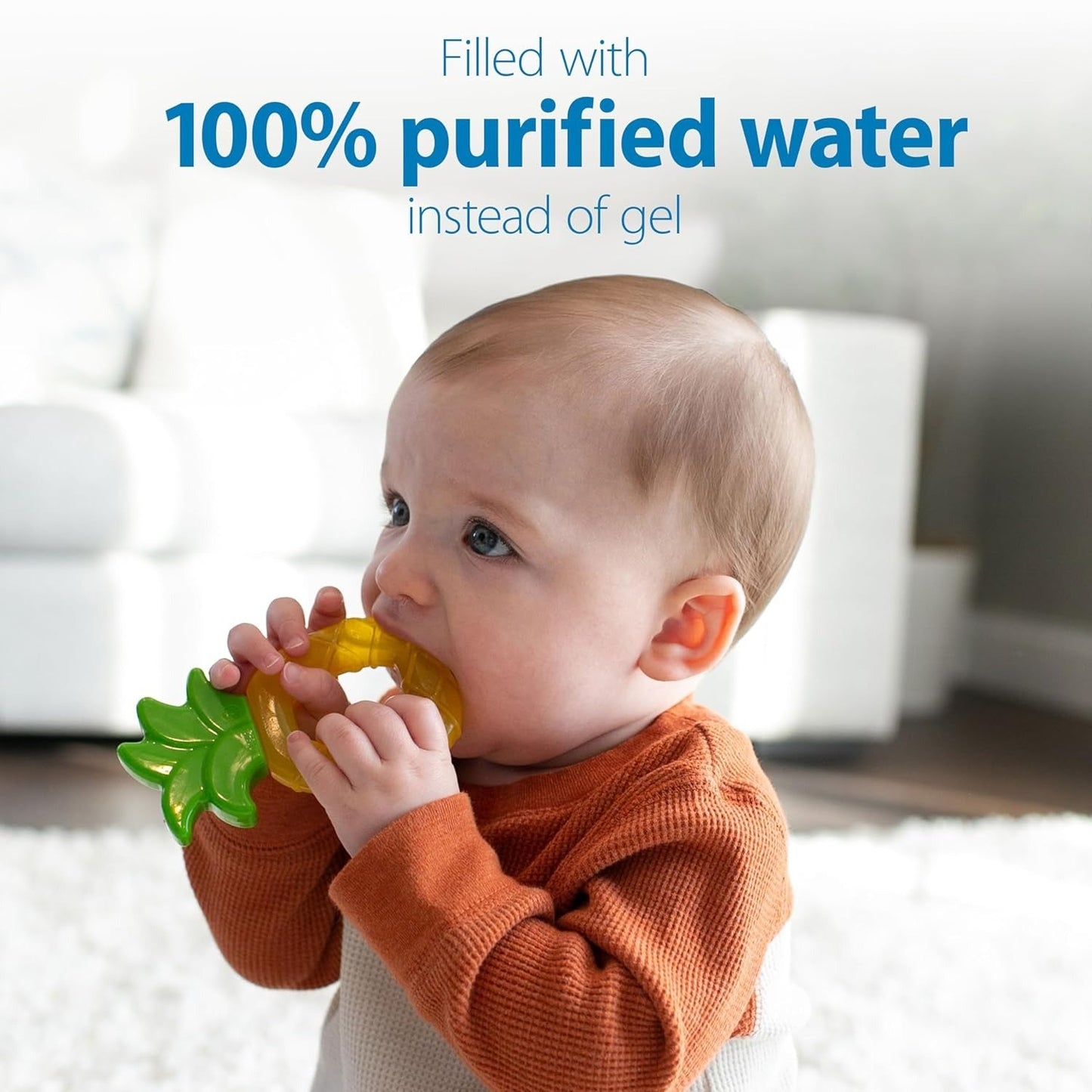 Dr. Brown’s AquaCool Water-Infused Baby Teethers (2-Pack)
