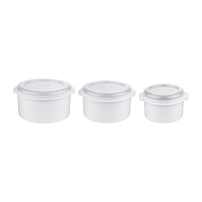 ERNESTO STORAGE BOXES, SET OF 3  (White)