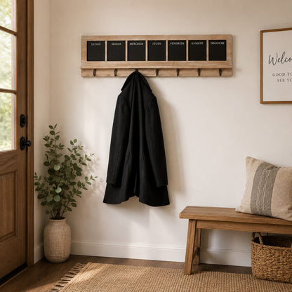 Wall Hanger With Chalkboard