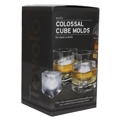 Cool Gift, Giant Square Ice Cube Maker 2 Pcs