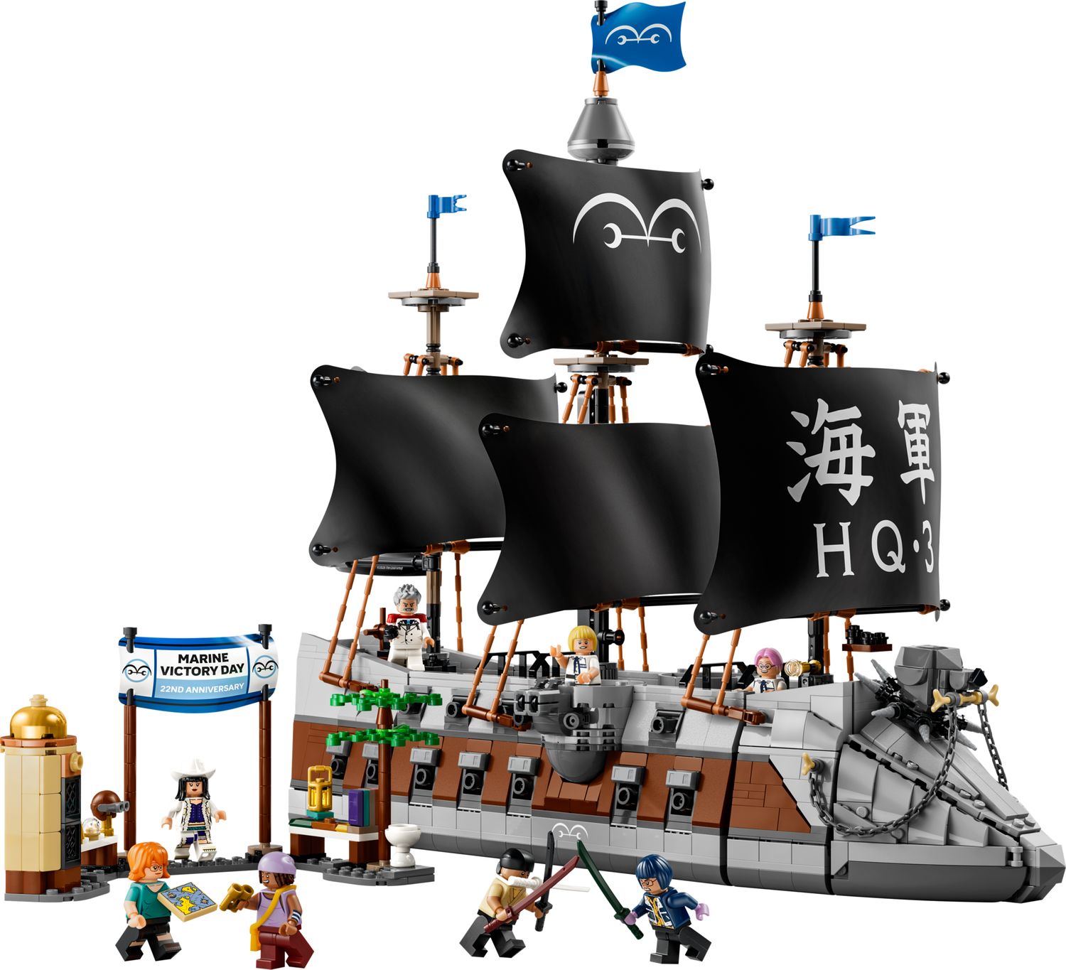 LEGO One Piece - Garp's Marine Battleship - 75646