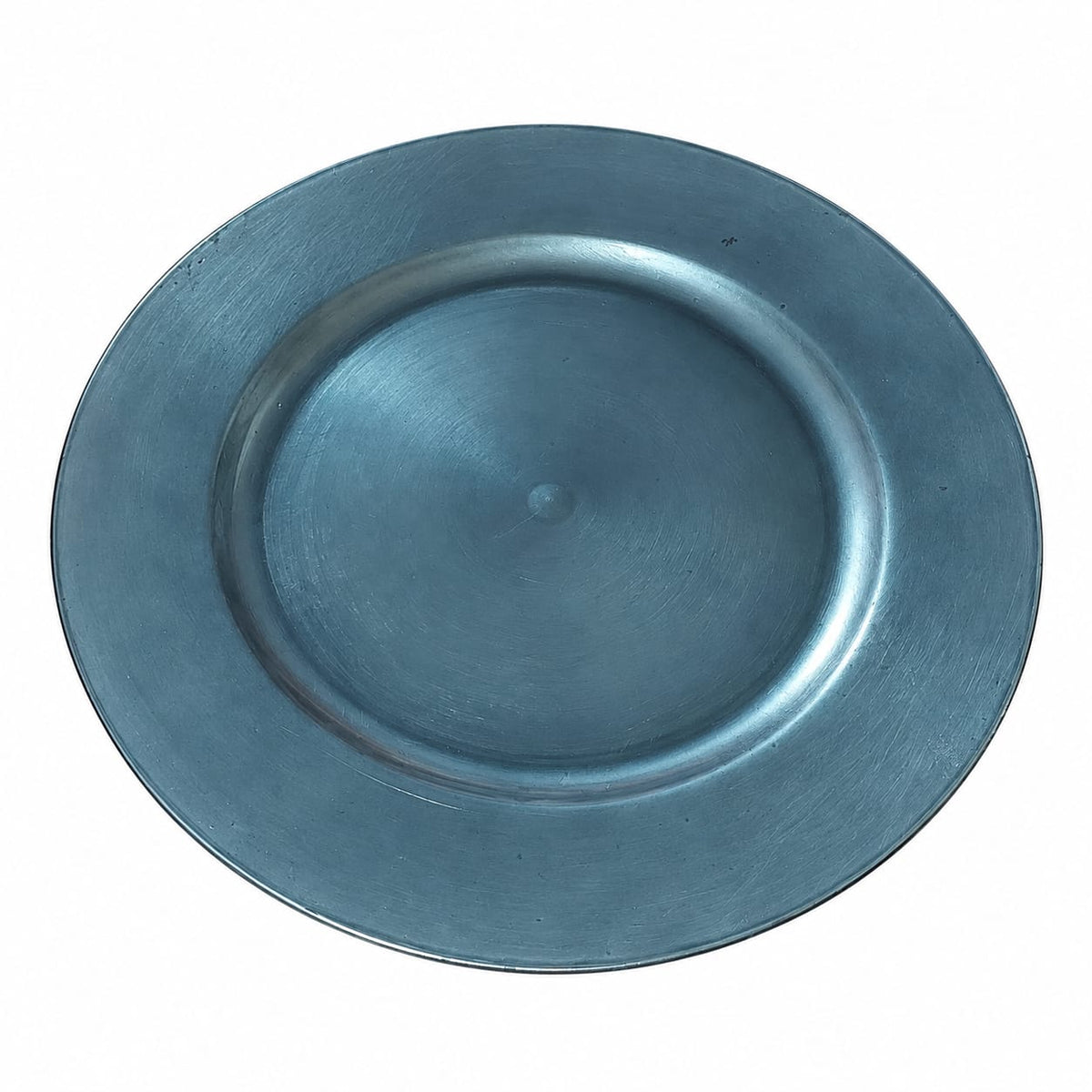 Lavender Boudoire Decorative Christmas Charger Plate – 33 cm – Silver, Lavender Grey & Blue Grey