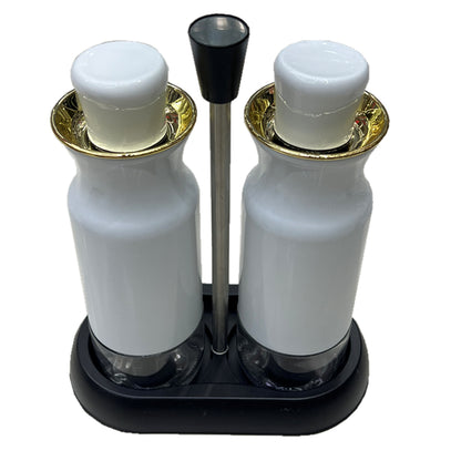 Stainless Steel Oil and Vinegar Bottle 2-Pieces Set