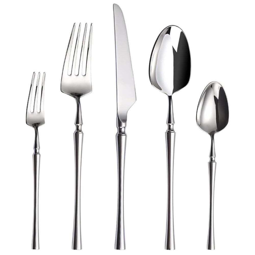PROUD 5-Pieces Brilliant Stainless Steel 304 Silverware Tableware Cutlery Set ( 666 )