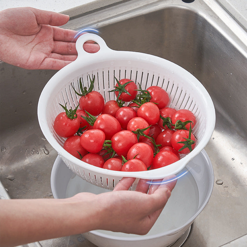 2 in 1 Kitchen Colander Set with Bowl Strainer
