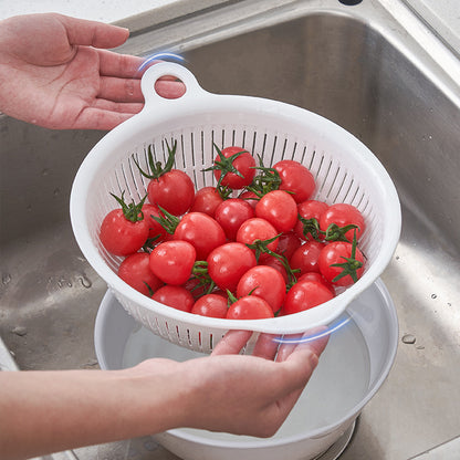 2 in 1 Kitchen Colander Set with Bowl Strainer