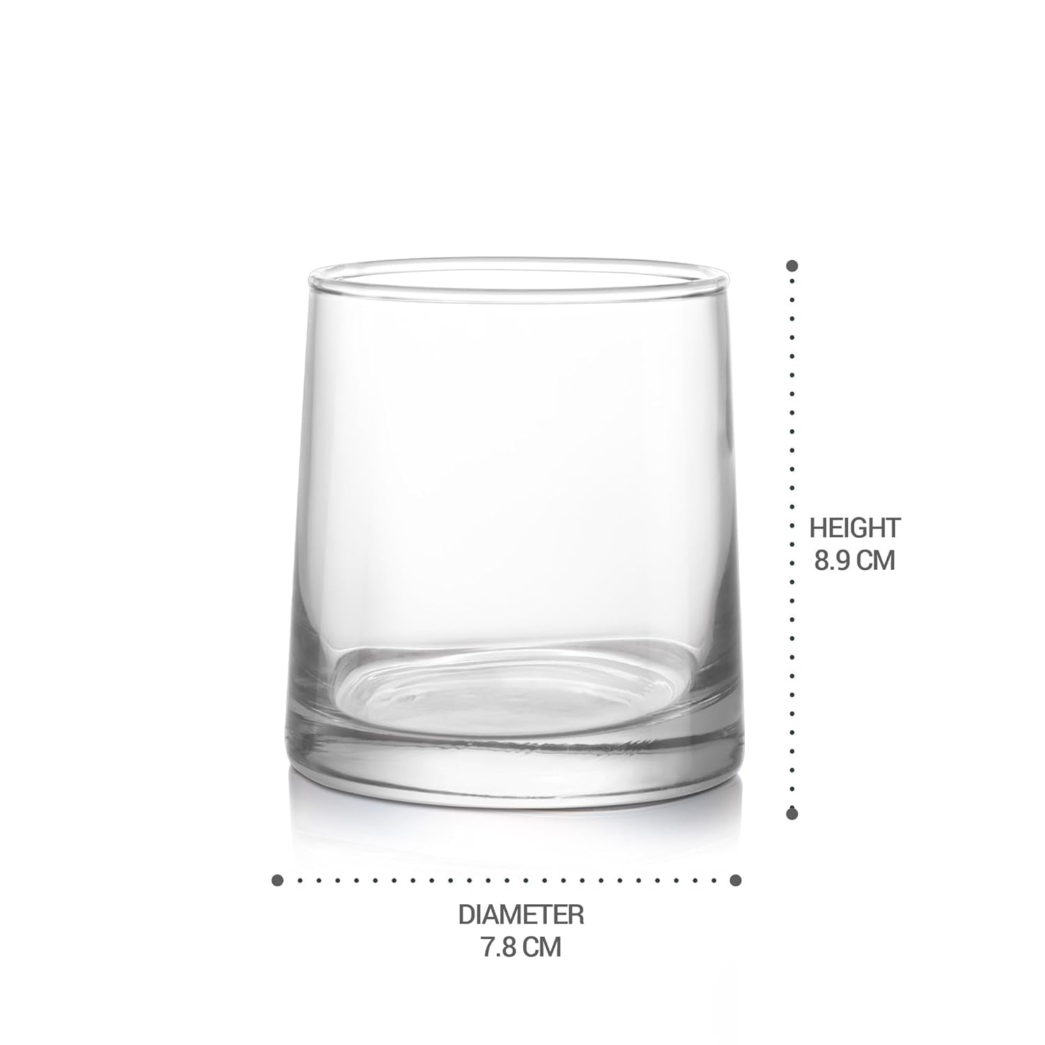 Danny Home 6-Pieces Short Glasses 280-ml