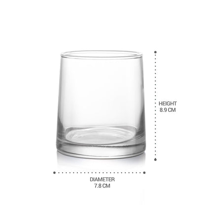 Danny Home 6-Pieces Short Glasses 280-ml