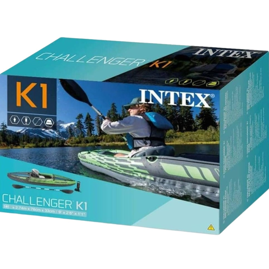 Intex Inflatable Challenger K1 Boat Set