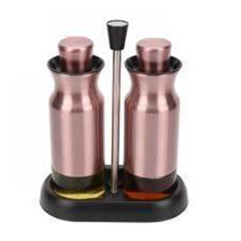 Stainless Steel Oil and Vinegar Bottle 2-Pieces Set