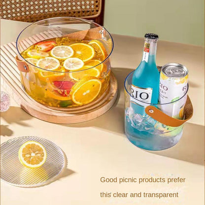 Set of 2 Pcs Plexy serving Bucket