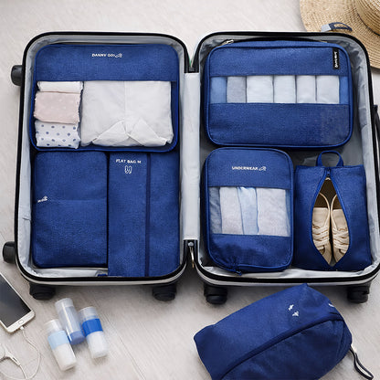 Danny Go 7-Piece Travel Organizing Bags Set DT013