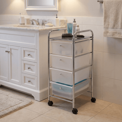Wenko Household and Bathroom Trolley "MESSINA"