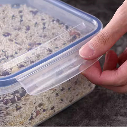 700+1500+2700ml Rectangle 3pcs Food Container Tupperware