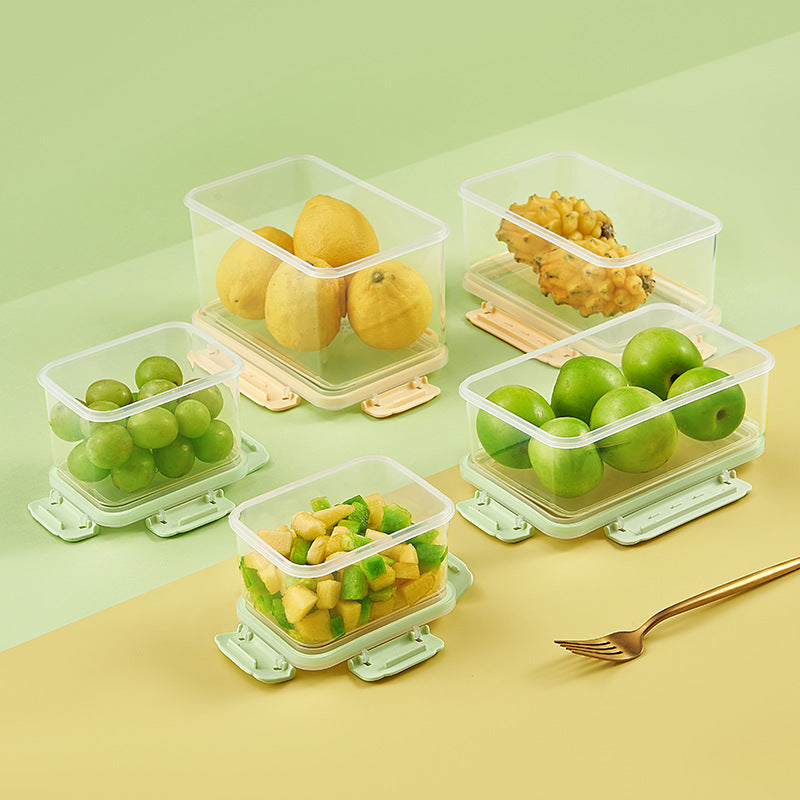 Microwave plastic Food Storage With Smart Lock Lids 6000ml