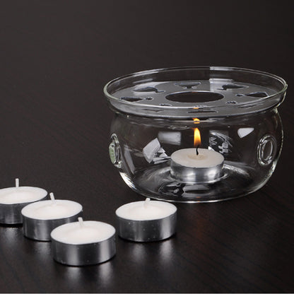 Glass Candles Warmer with Stainless Steel Trivet